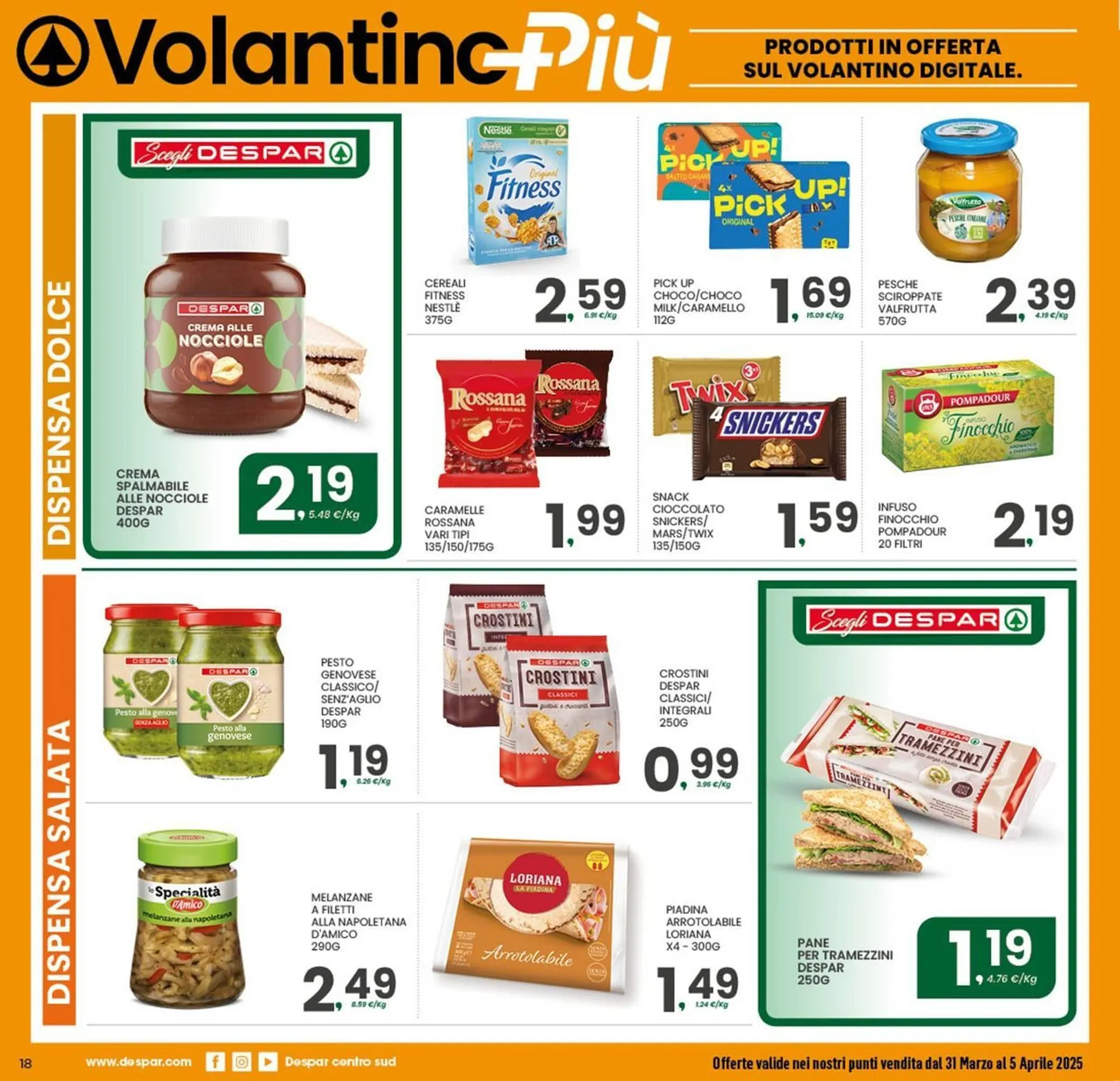 Volantino Despar da 31 marzo a 5 aprile di 2025 - Pagina del volantino 18