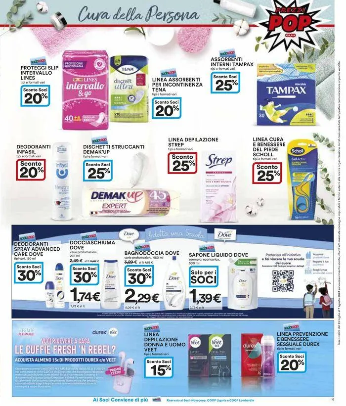 Sconti fino al 50% da 25 luglio a 7 agosto di 2024 - Pagina del volantino 15