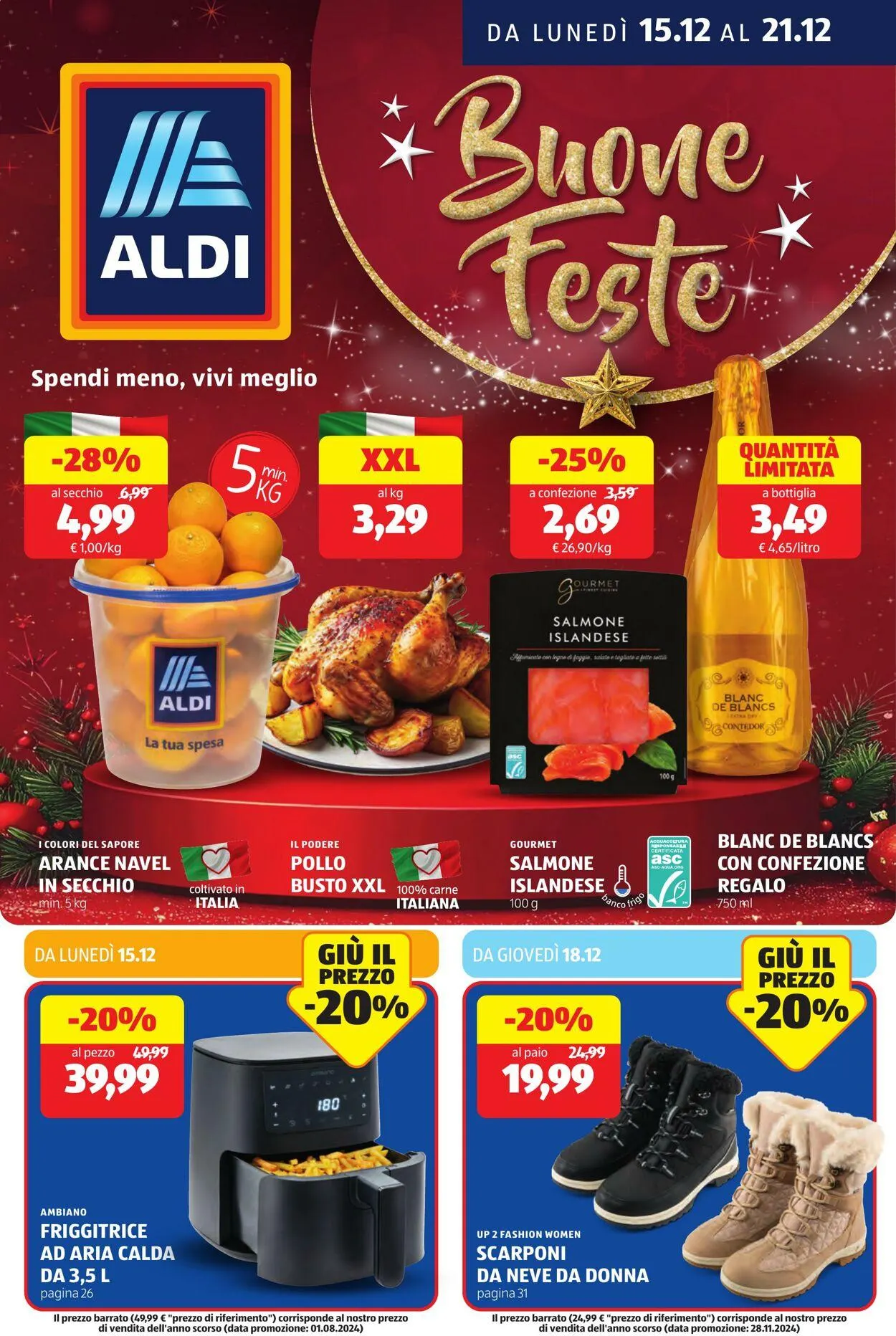 Aldi Volantino attuale da 15 dicembre a 21 dicembre di 2025 - Pagina del volantino 1