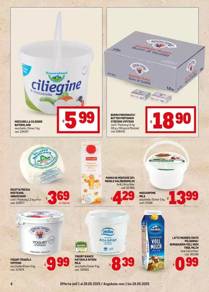 Offerte Alto Adige da 2 maggio a 28 maggio di 2025 - Pagina del volantino 4