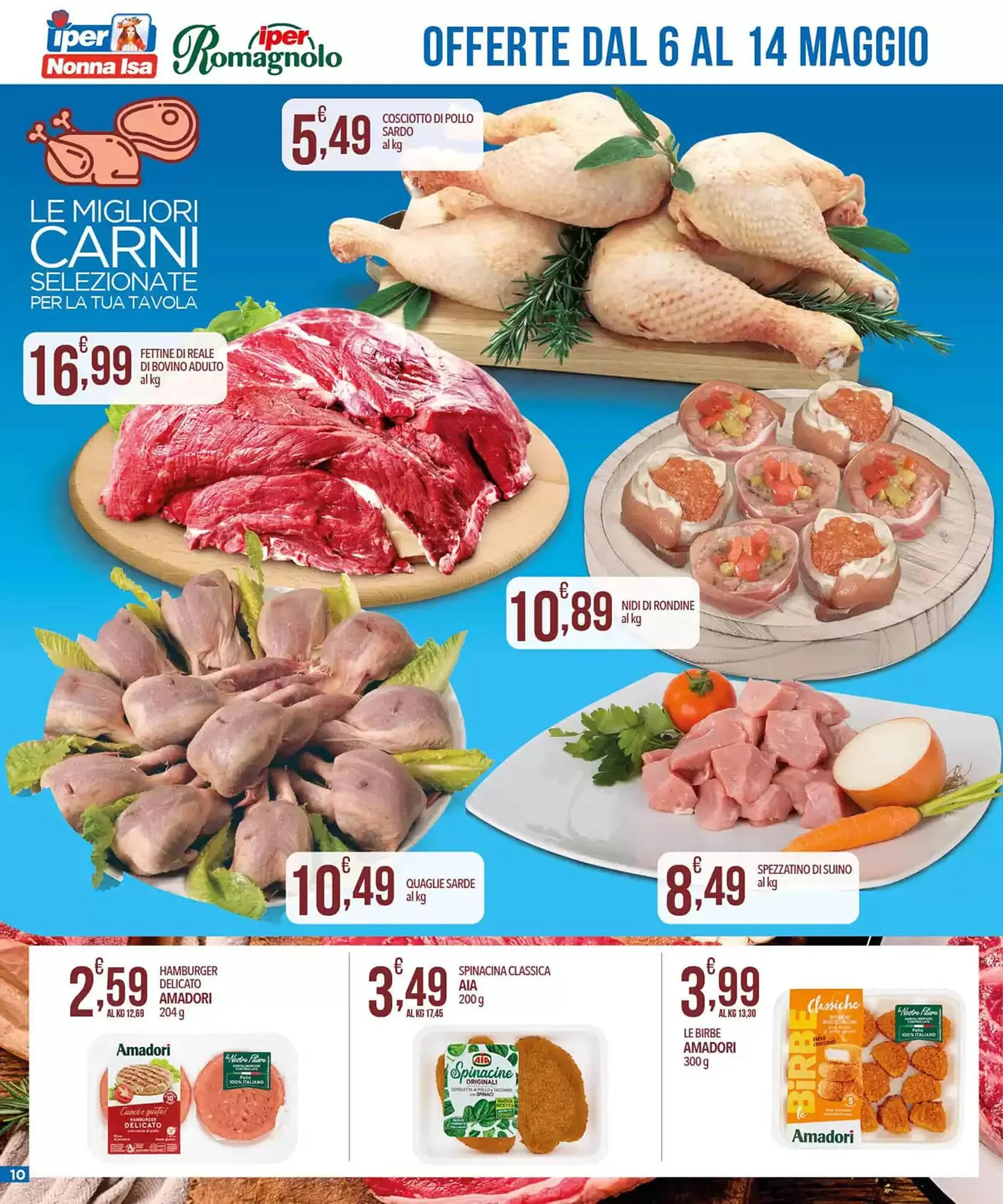Volantino Iper Romagnolo da 6 maggio a 14 maggio di 2025 - Pagina del volantino 10