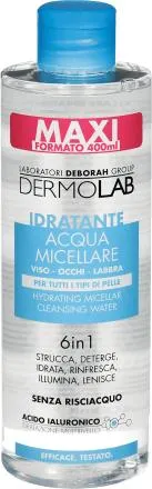 Acqua Micellare idratante viso - occhi - labbra, 400 ml