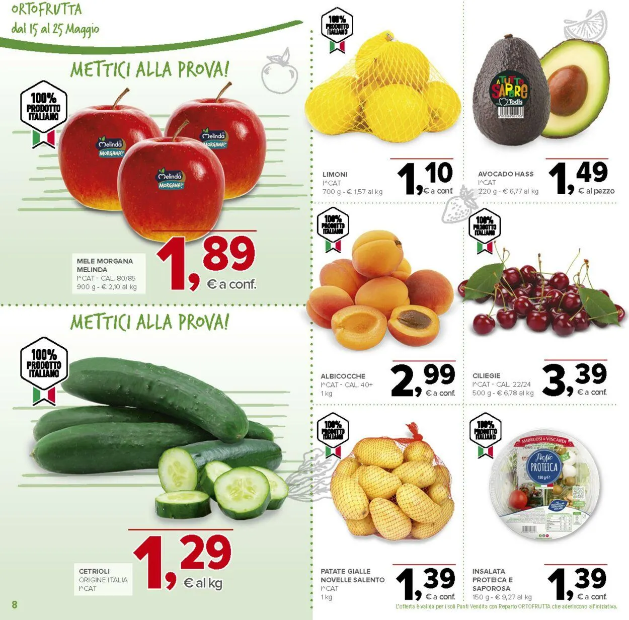 Todis Volantino attuale da 9 luglio a 23 luglio di 2025 - Pagina del volantino 8