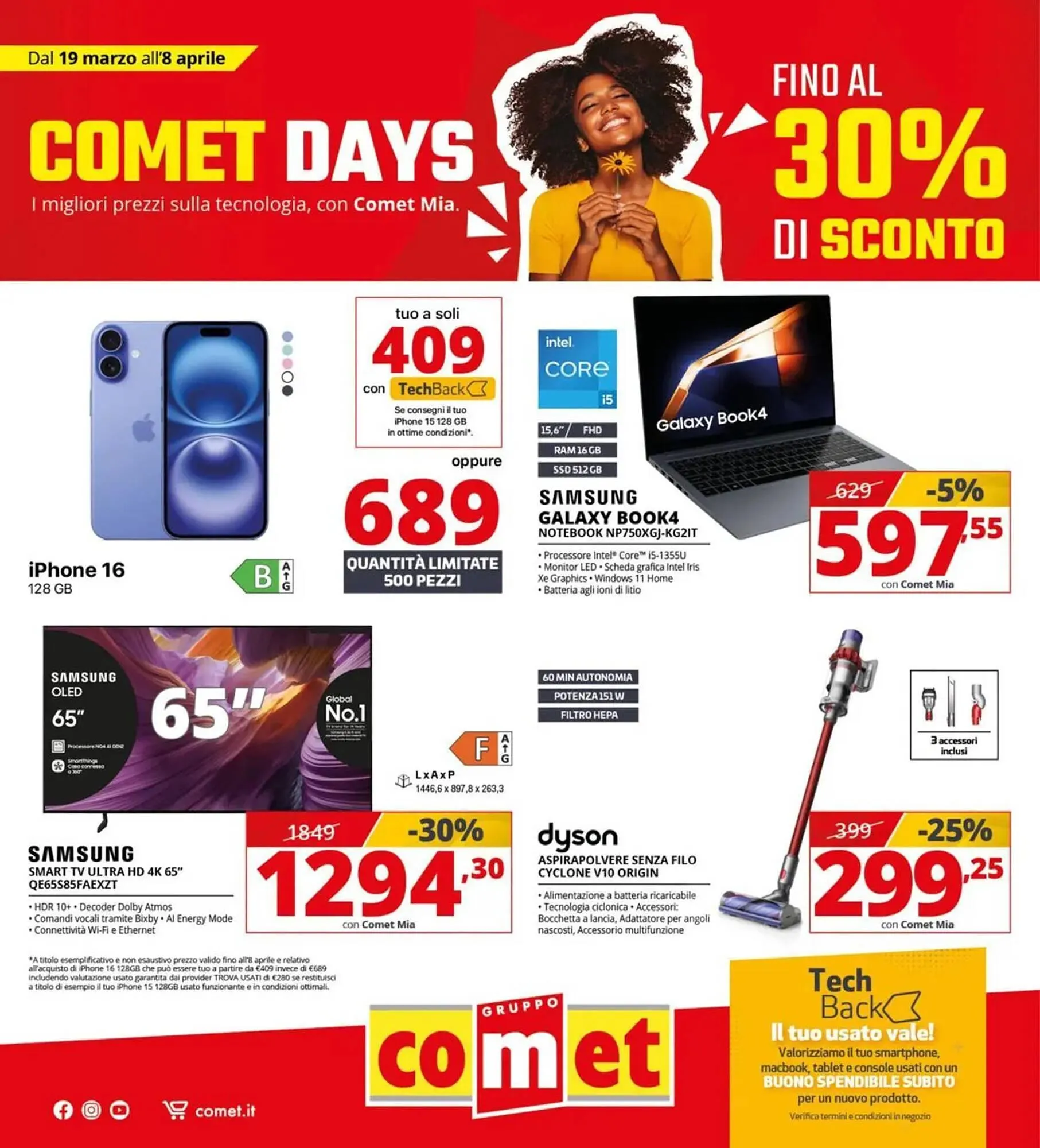 Volantino Comet da 19 marzo a 8 aprile di 2026 - Pagina del volantino 1