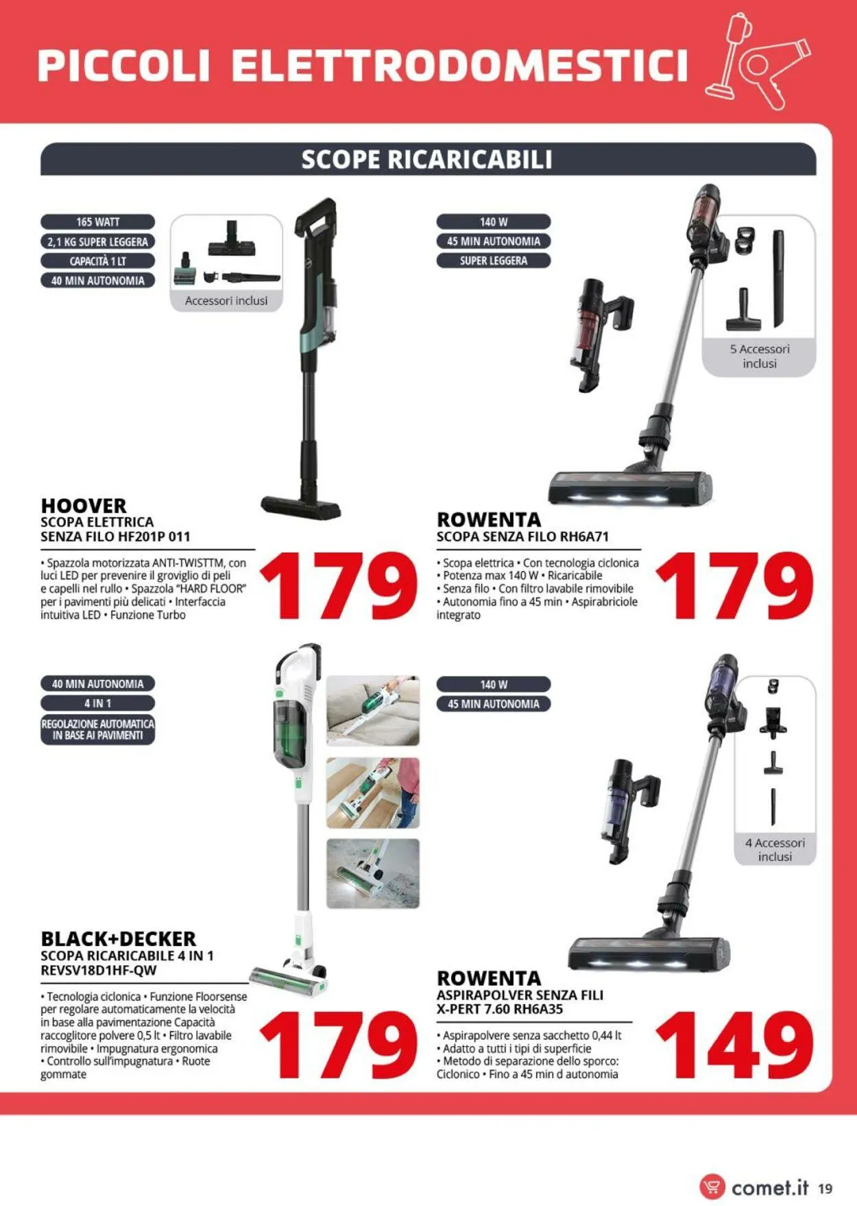 Comet Volantino attuale da 22 agosto a 11 settembre di 2025 - Pagina del volantino 19