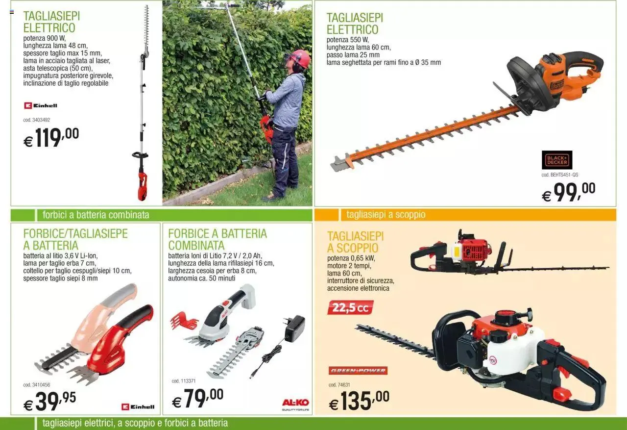 Brico OK - Catalogo macchine da giardino da 24 aprile a 31 dicembre di 2023 - Pagina del volantino 15