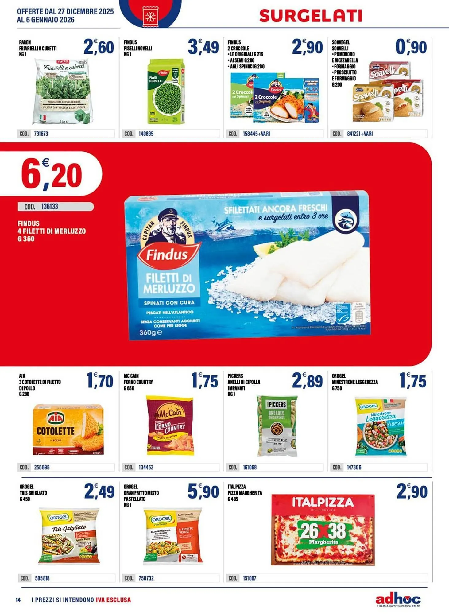 Volantino Adhoc da 29 dicembre a 6 gennaio di 2026 - Pagina del volantino 14