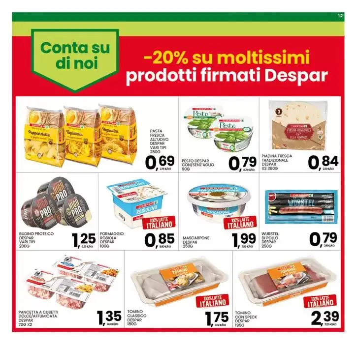 Prezzi tondi da 20 marzo a 30 marzo di 2025 - Pagina del volantino 12