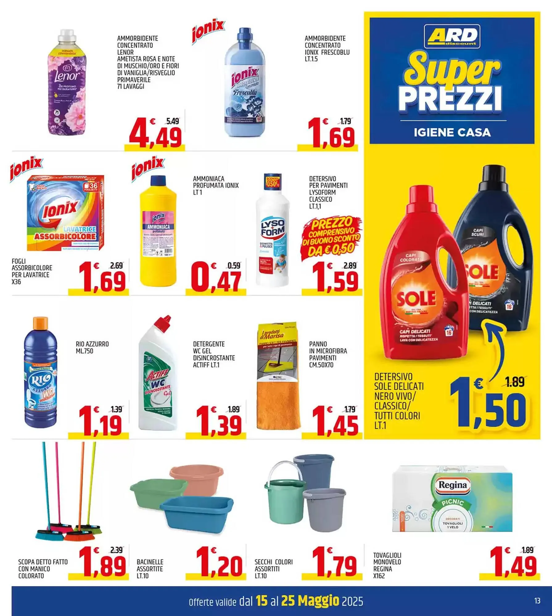 Volantino Ard Discount da 15 maggio a 25 maggio di 2025 - Pagina del volantino 13