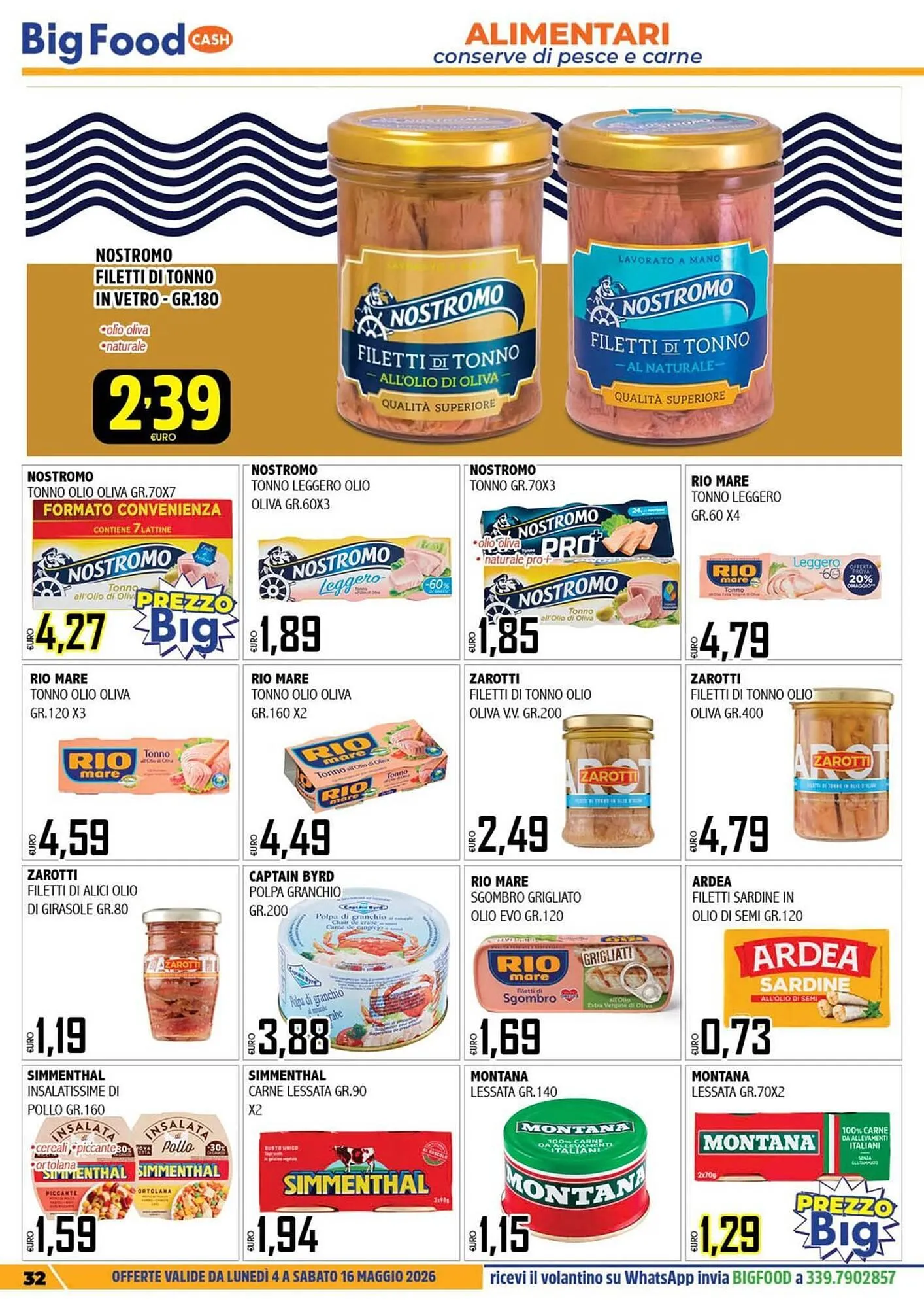 Volantino Big Food da 4 maggio a 16 maggio di 2026 - Pagina del volantino 32