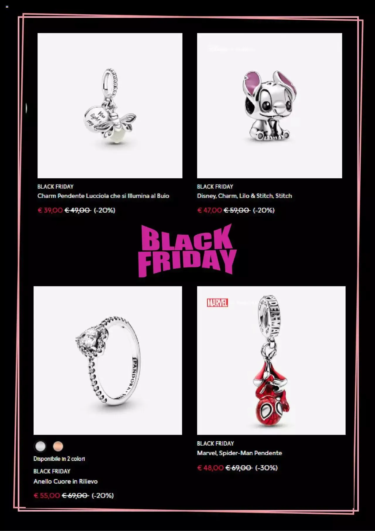 Pandora - Black Friday da 22 novembre a 31 dicembre di 2023 - Pagina del volantino 3