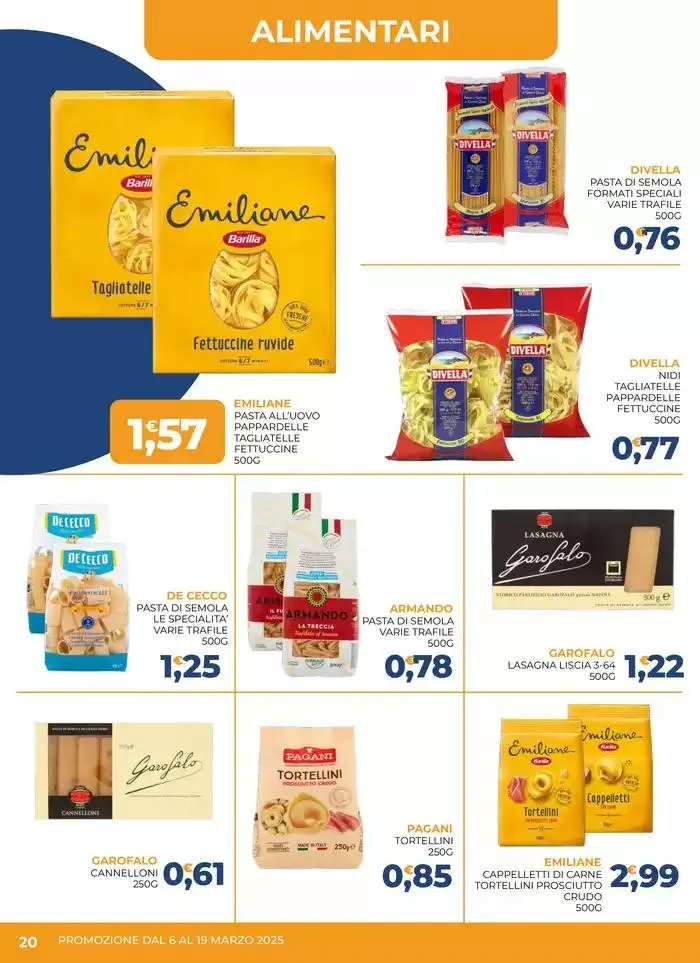 Promozione dal 6 al 19 marzo da 6 marzo a 19 marzo di 2025 - Pagina del volantino 20