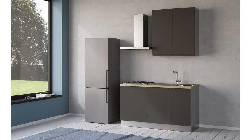 Iris cucina 150 cm colore grigio scuro