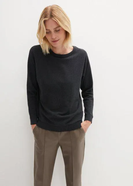 Maglione con maniche a pipistrello