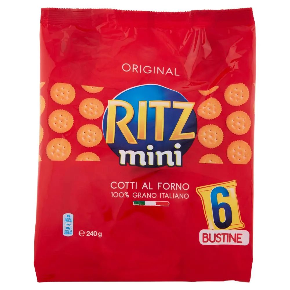 Ritz Original Mini Crackers Multipack 6 Bustine - 240g