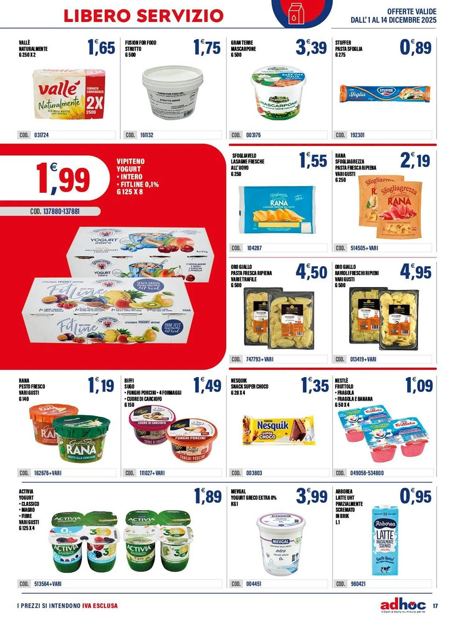 Volantino Adhoc da 2 dicembre a 14 dicembre di 2025 - Pagina del volantino 17