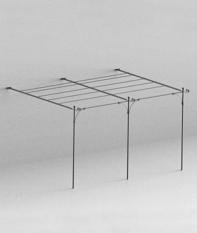 Pergola Solaire addossata piana