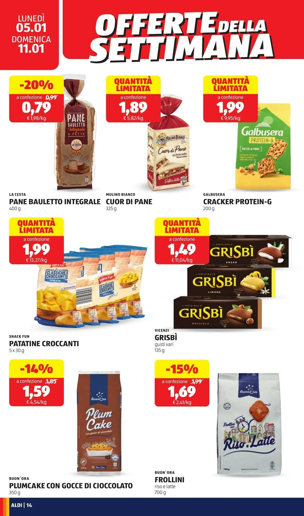 Aldi Volantino attuale da 5 gennaio a 11 gennaio di 2026 - Pagina del volantino 14