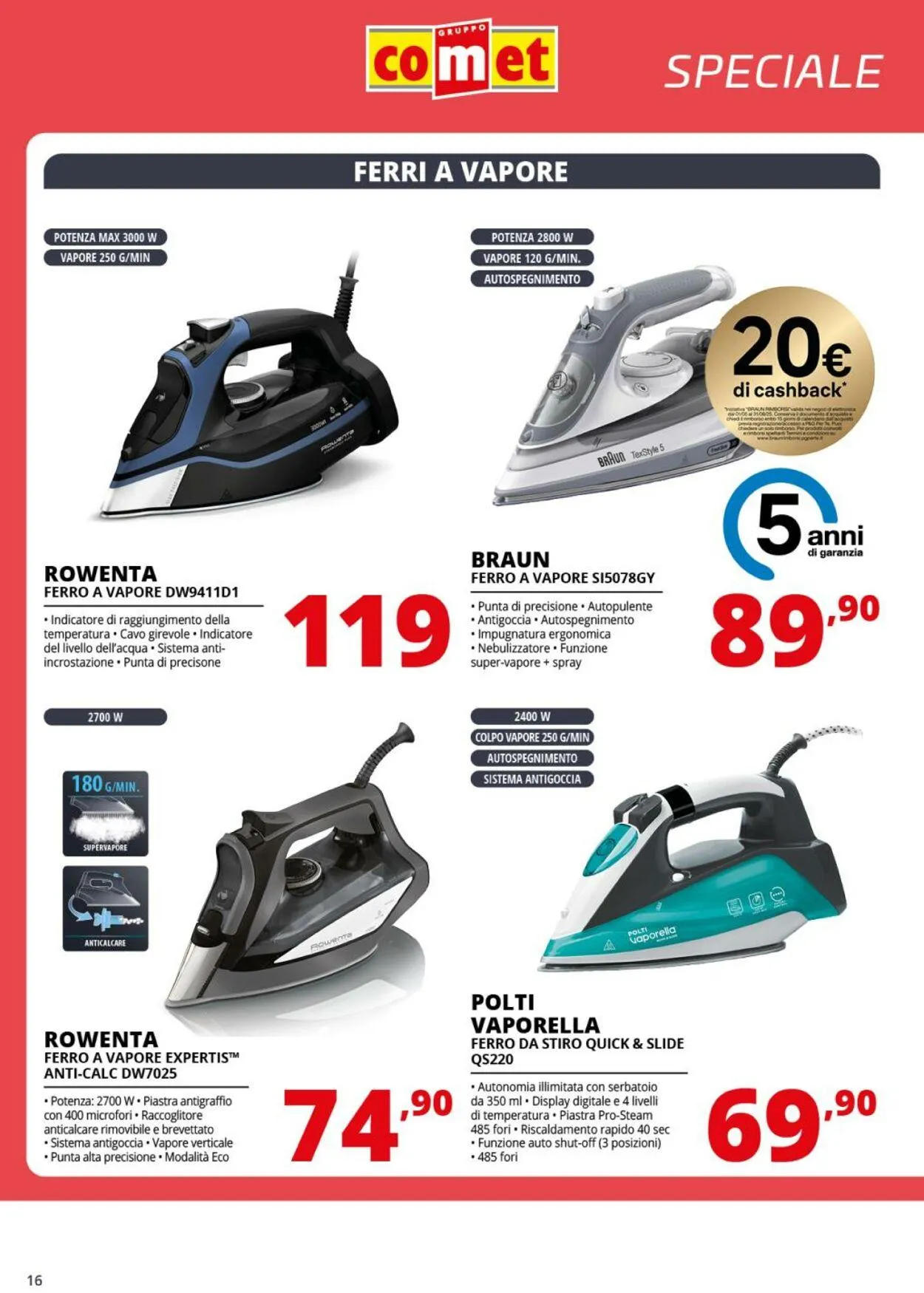Comet Volantino attuale da 6 giugno a 18 giugno di 2025 - Pagina del volantino 16