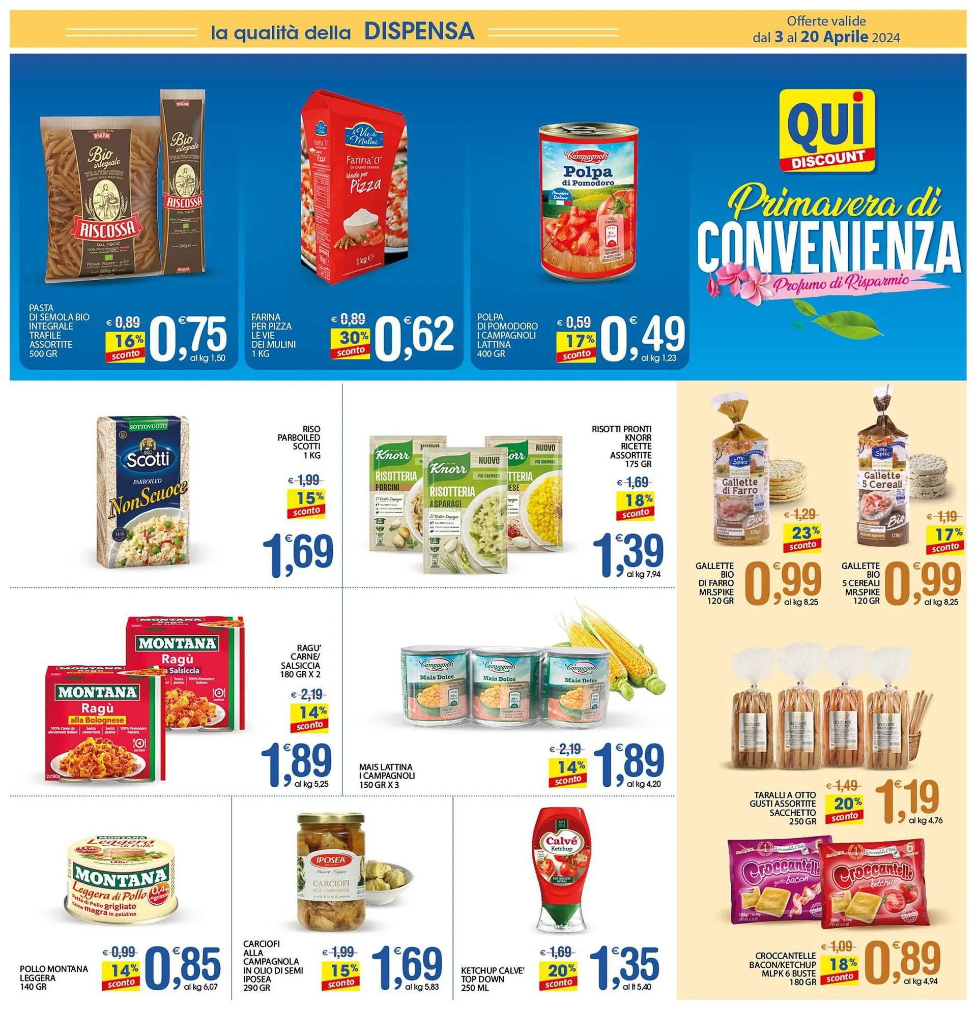 Volantino Qui Discount da 3 aprile a 20 aprile di 2024 - Pagina del volantino 9