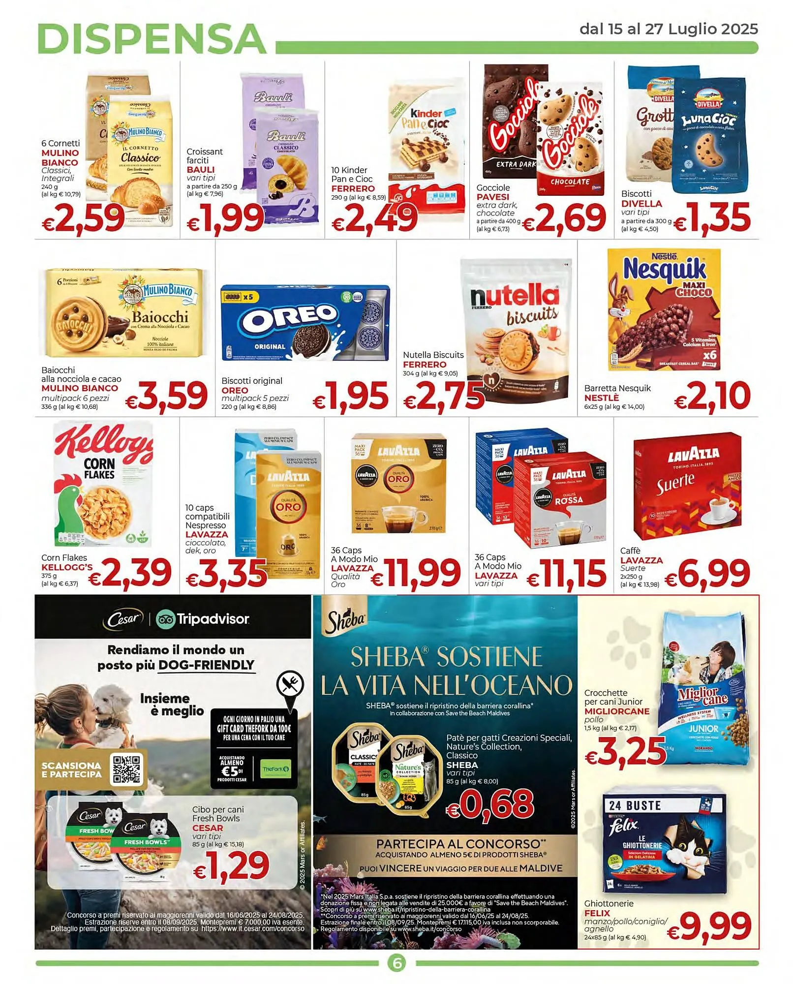 Volantino Supermercati Nonna Isa da 15 luglio a 27 luglio di 2025 - Pagina del volantino 6