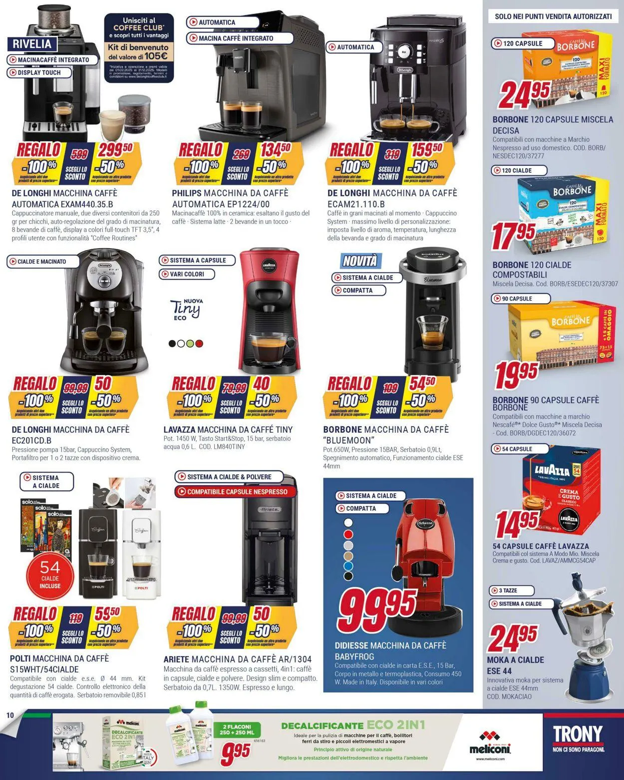 Trony - Palermo Volantino attuale da 3 luglio a 30 luglio di 2025 - Pagina del volantino 10