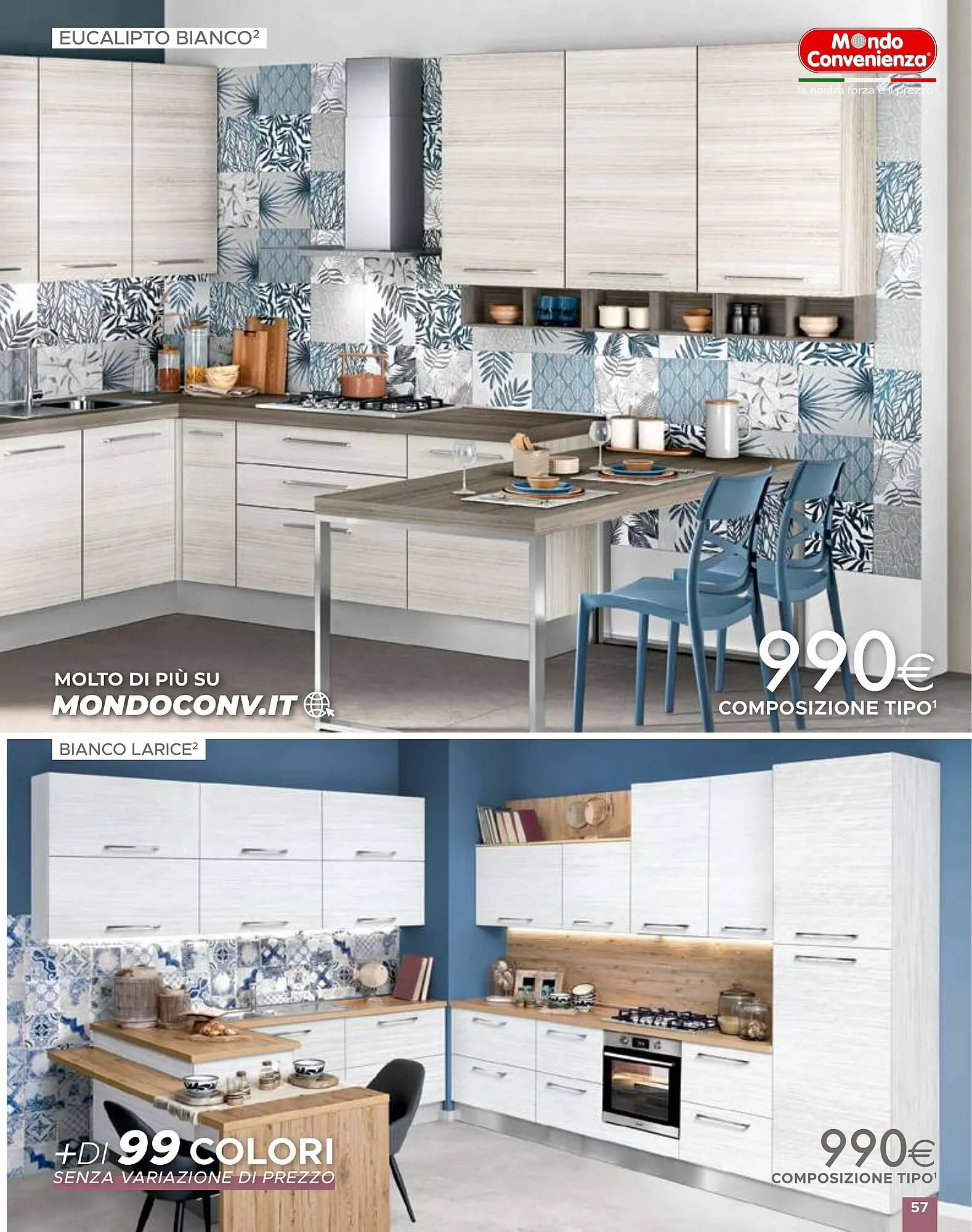 Volantino Mondo Convenienza da 1 aprile a 1 settembre di 2024 - Pagina del volantino 57