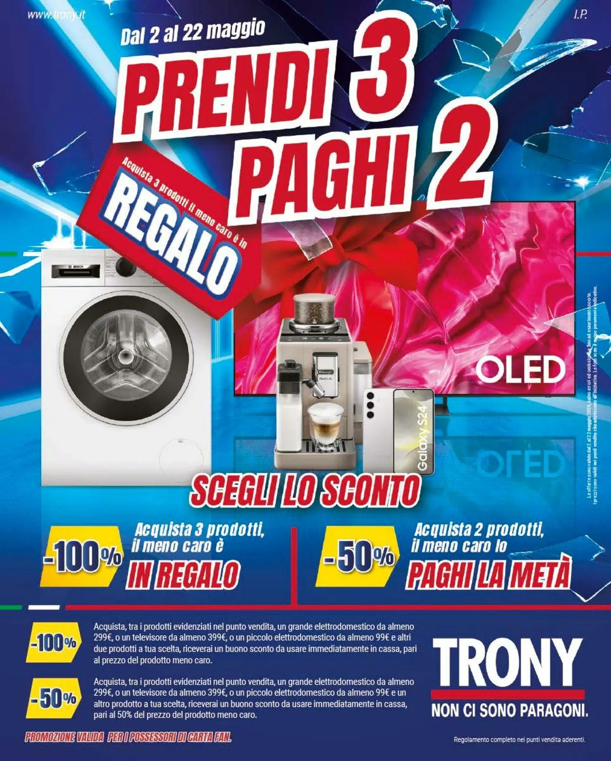 Trony - Palermo Volantino attuale da 2 maggio a 22 maggio di 2024 - Pagina del volantino 1