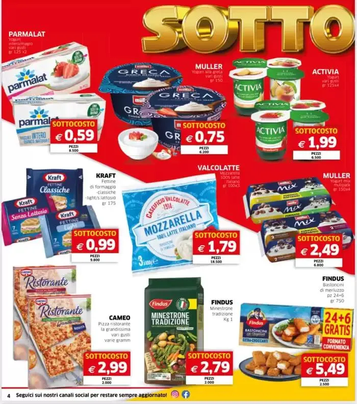 Sottocosto da 29 ottobre a 6 novembre di 2024 - Pagina del volantino 4