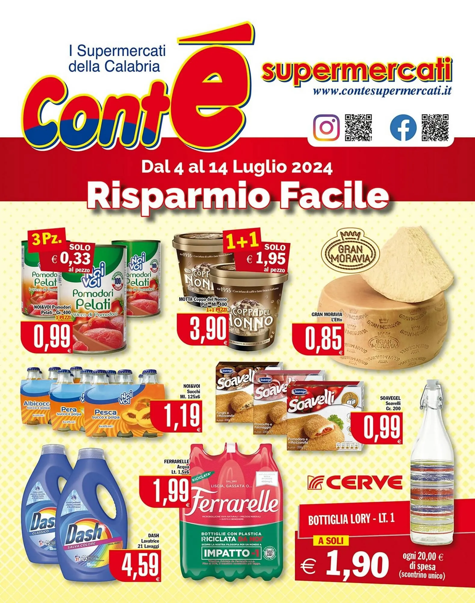 Volantino Conté Supermercati da 4 luglio a 14 luglio di 2024 - Pagina del volantino 1