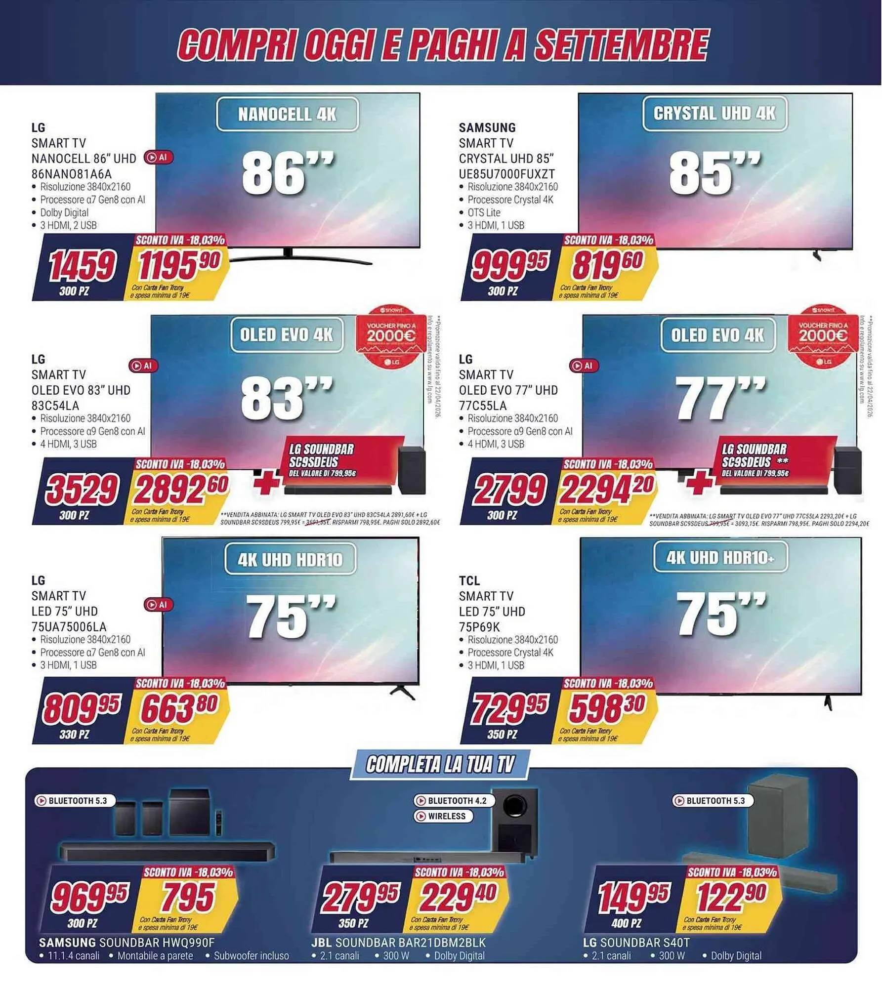 Volantino Trony da 2 aprile a 16 aprile di 2026 - Pagina del volantino 27