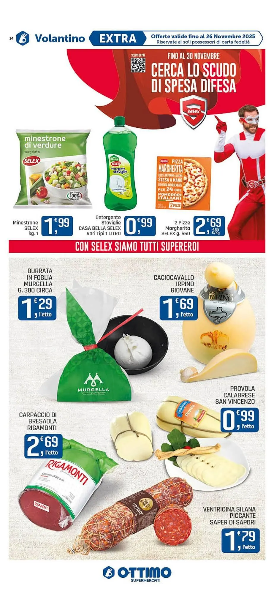 Volantino Ottimo Market da 17 novembre a 26 novembre di 2025 - Pagina del volantino 14