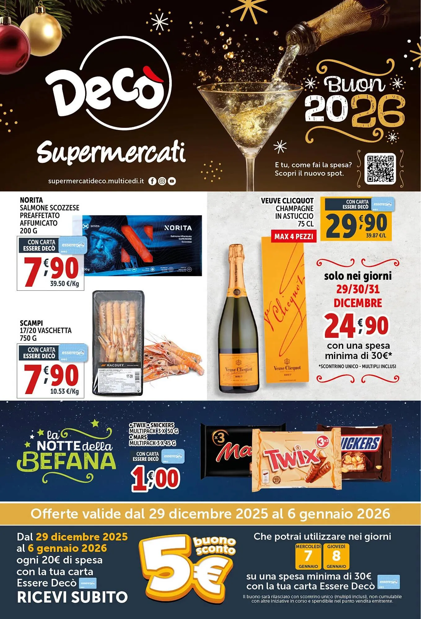 Volantino Deco Supermercati da 29 dicembre a 6 gennaio di 2026 - Pagina del volantino 1