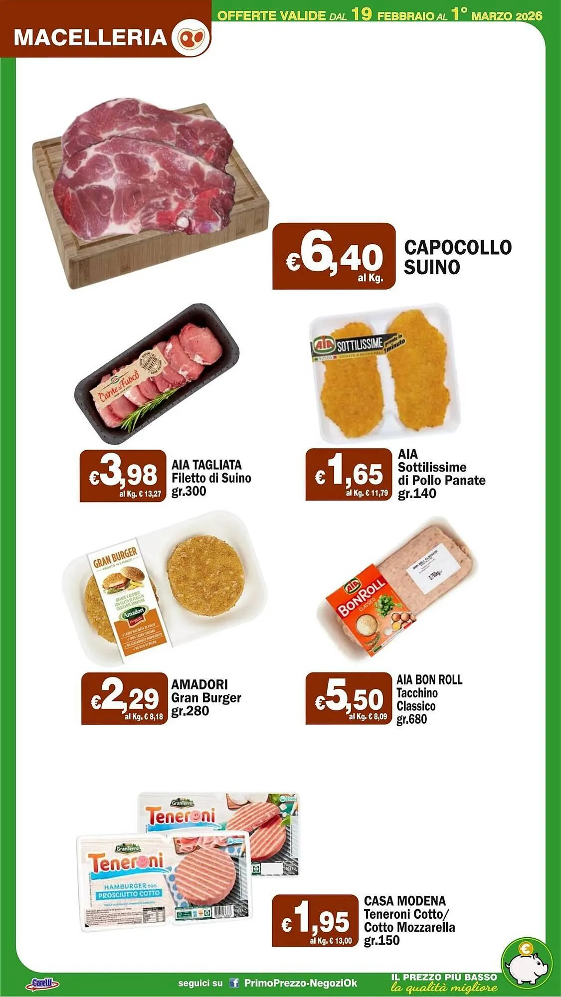 Volantino Primo Prezzo da 19 febbraio a 1 marzo di 2026 - Pagina del volantino 33