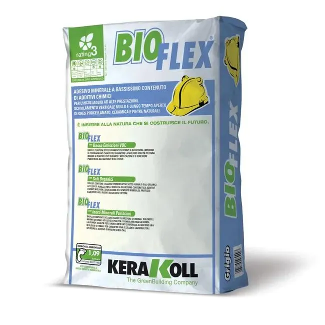 Colla in polvere BIOFLEX BIANCO 25 KG KERAKOLL 25 kg grigio C2TE