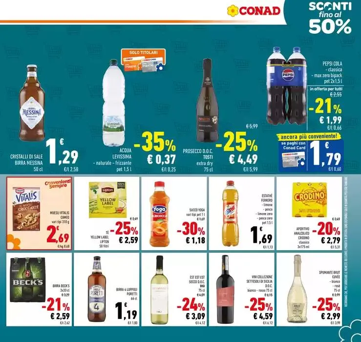 Sconti Fino al 50% da 26 marzo a 8 aprile di 2025 - Pagina del volantino 9