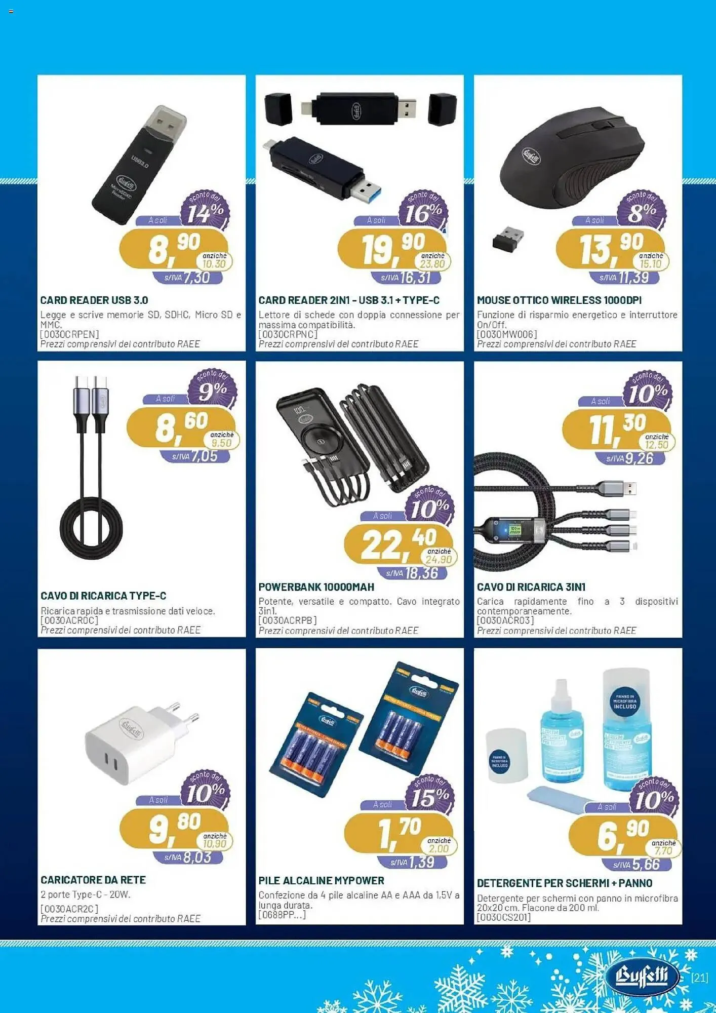 Volantino Buffetti da 1 novembre a 31 dicembre di 2025 - Pagina del volantino 21