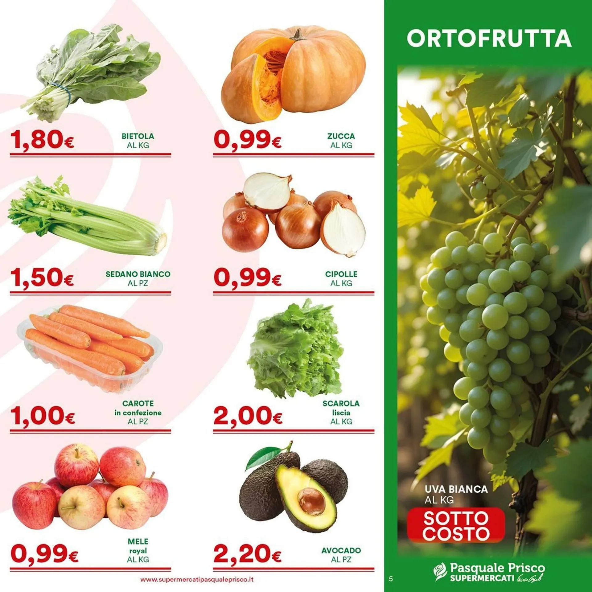 Volantino Supermercati Pasquale Prisco da 26 agosto a 7 gennaio di 2026 - Pagina del volantino 5