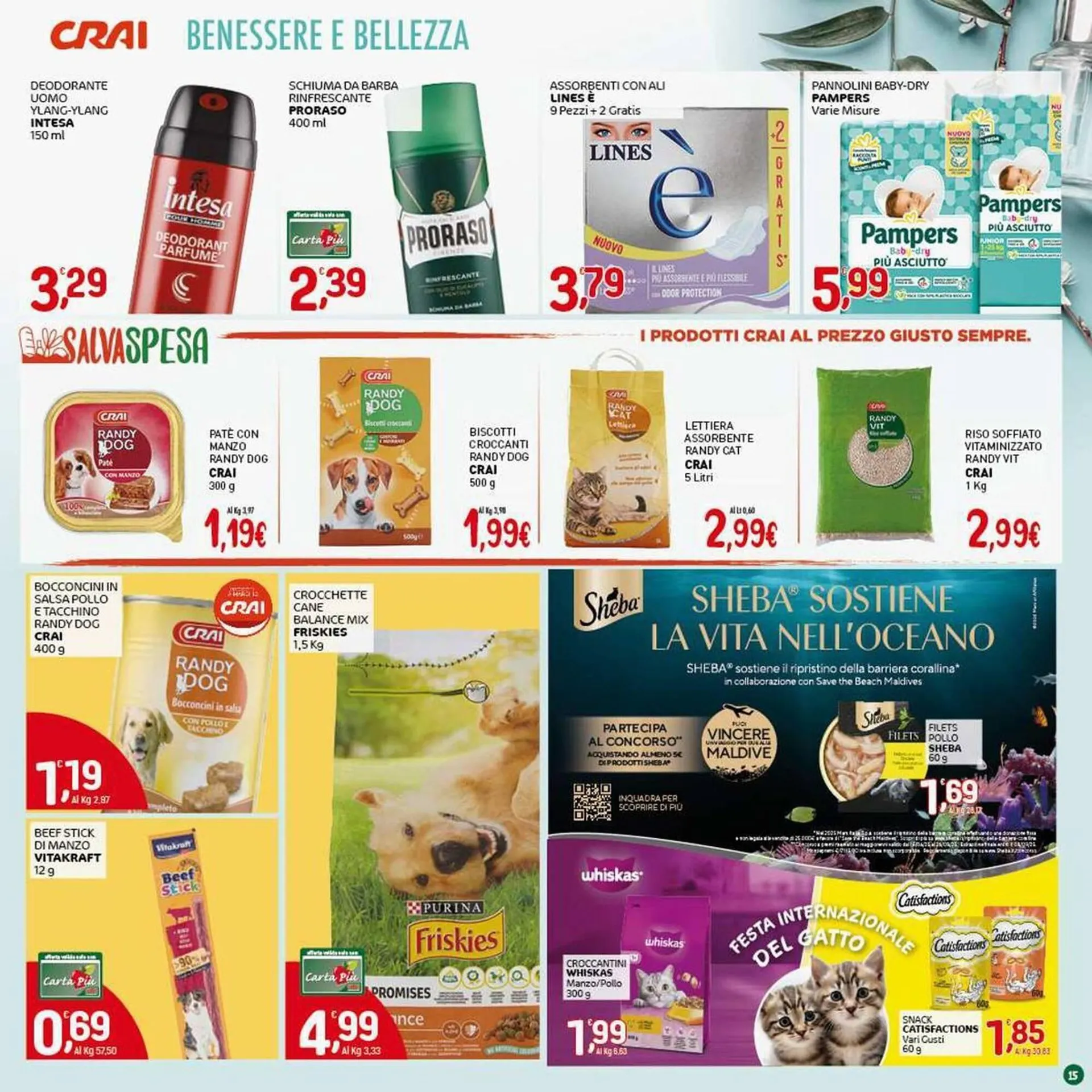 Volantino Crai da 7 agosto a 20 agosto di 2025 - Pagina del volantino 15