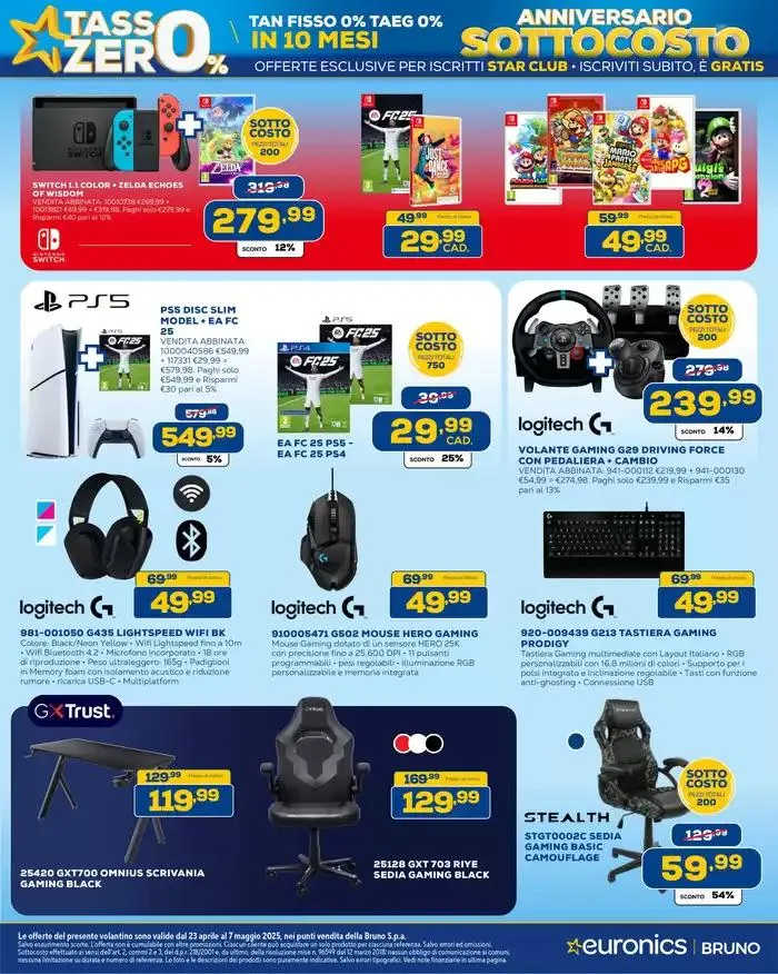 Anniversario sottocosto da 23 aprile a 7 maggio di 2025 - Pagina del volantino 10