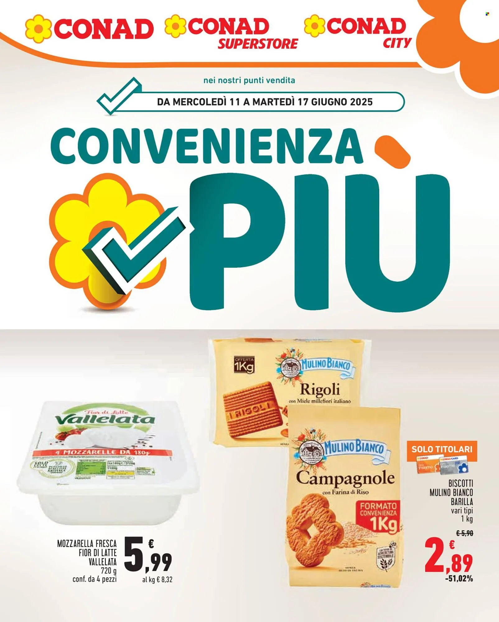 Volantino Conad da 11 giugno a 17 giugno di 2025 - Pagina del volantino 1