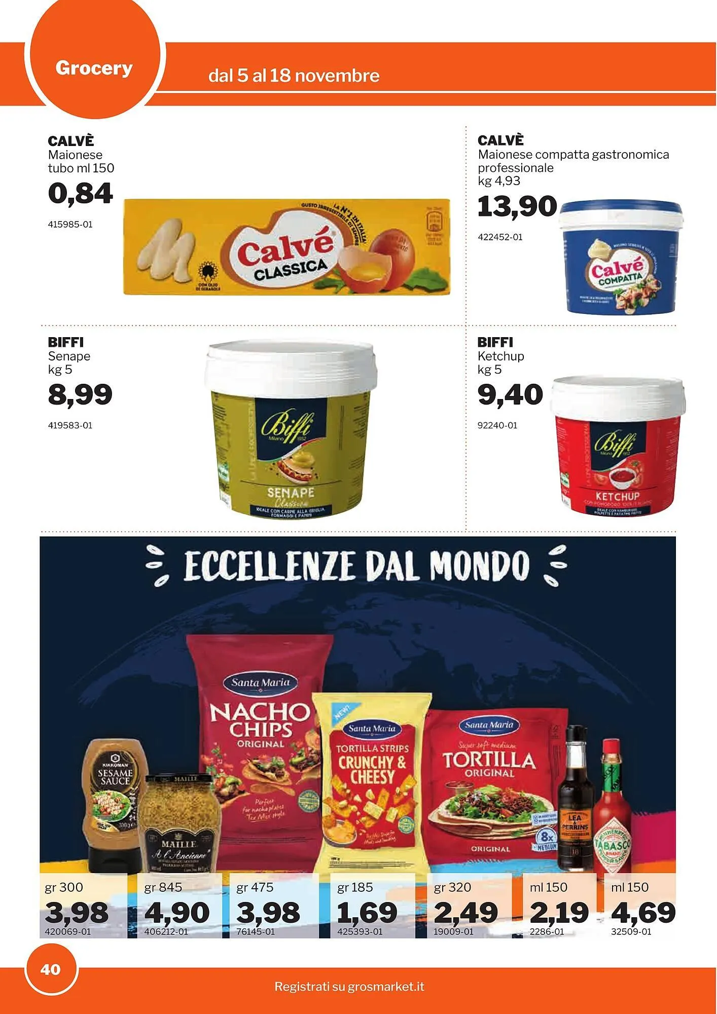 Volantino GrosMarket da 5 novembre a 18 novembre di 2025 - Pagina del volantino 40