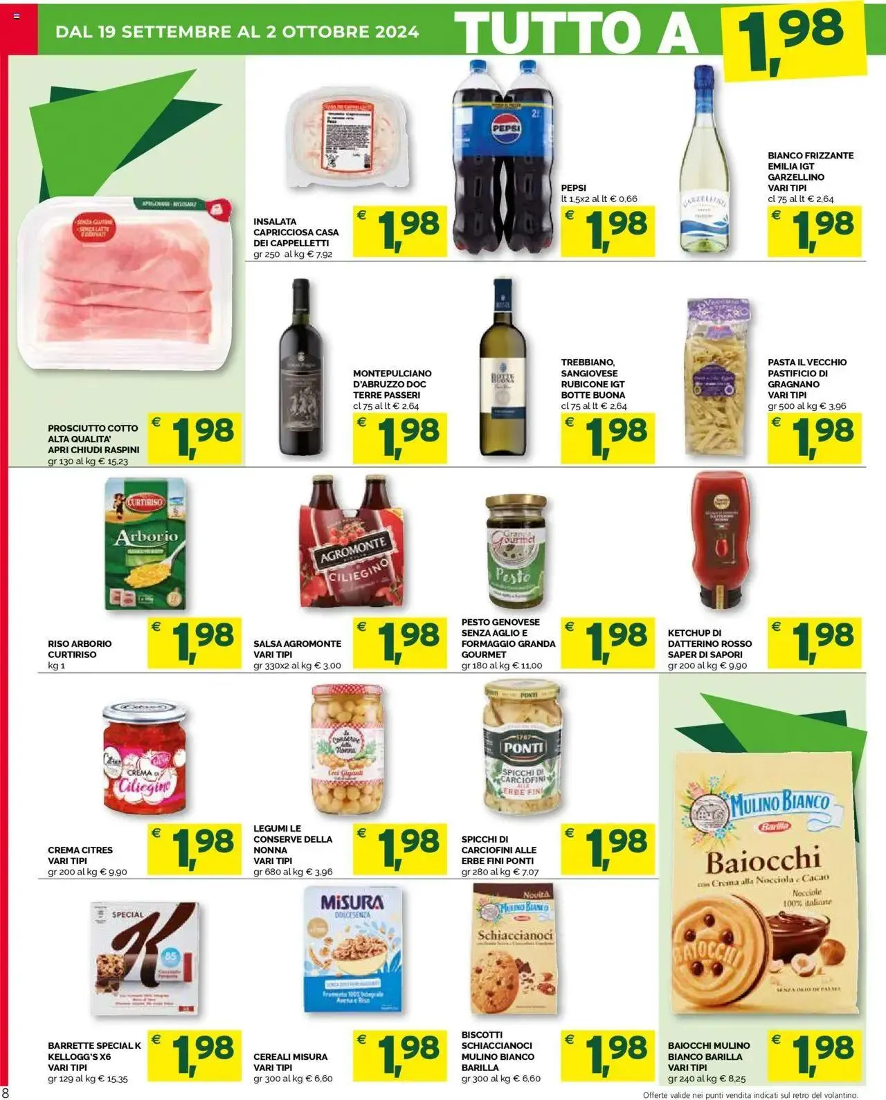 Volantino Mercatò Big da 19 settembre a 2 ottobre di 2024 - Pagina del volantino 8