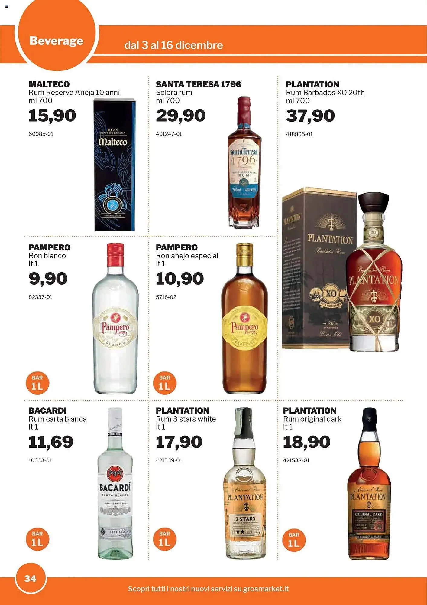 Volantino GrosMarket da 3 dicembre a 16 dicembre di 2025 - Pagina del volantino 34