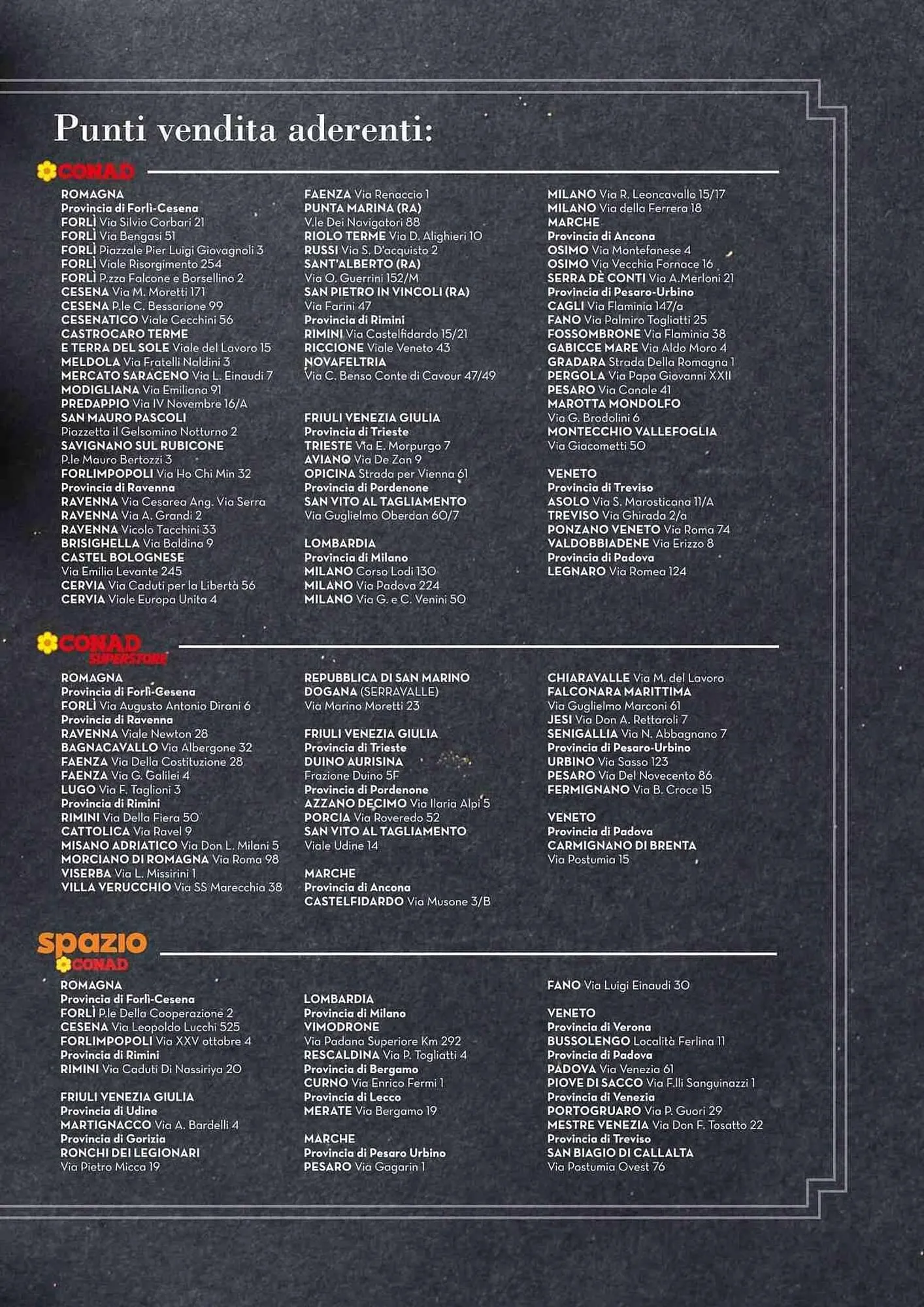 Volantino Conad da 11 luglio a 8 agosto di 2025 - Pagina del volantino 23