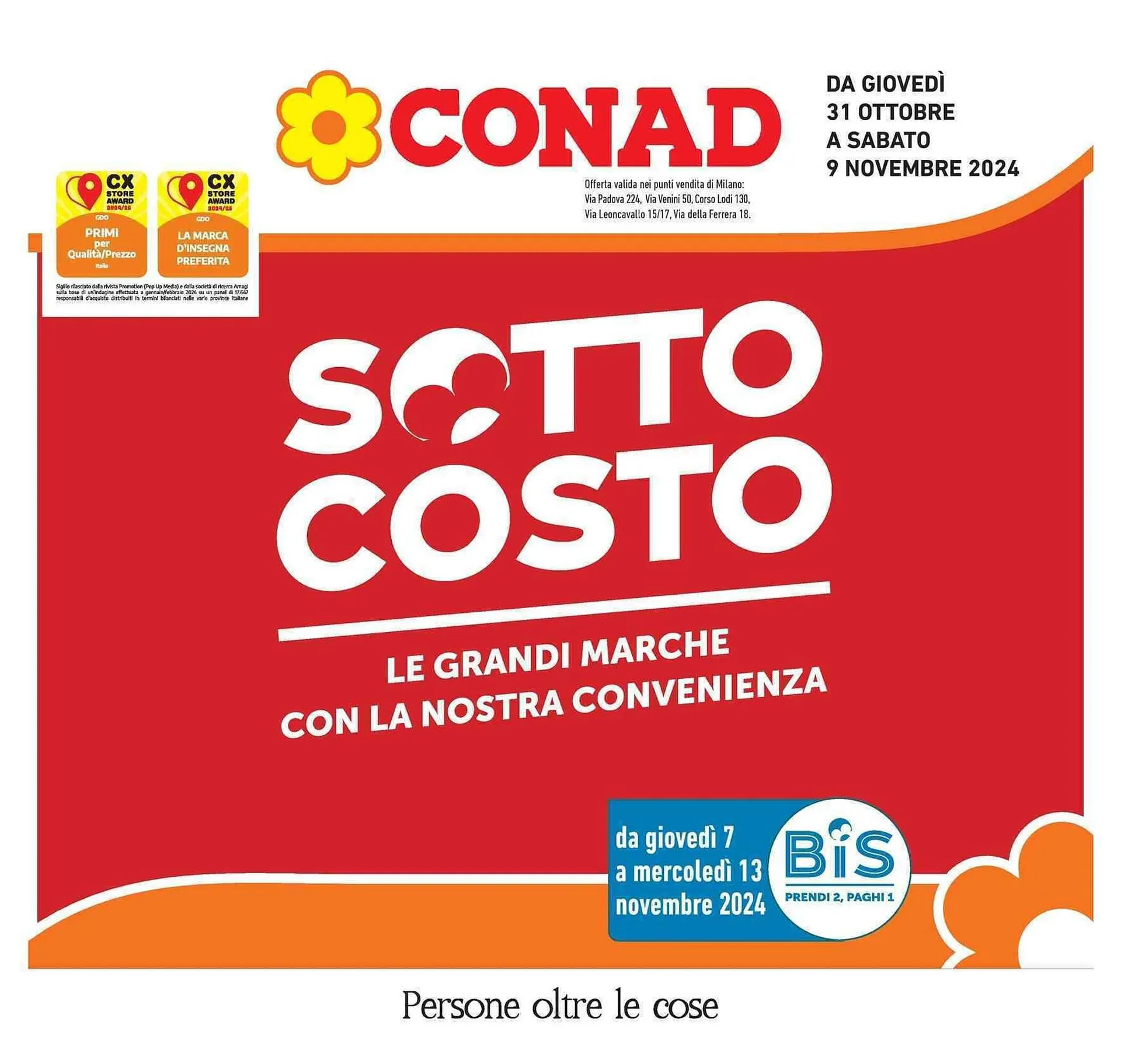Volantino Conad da 31 ottobre a 9 novembre di 2024 - Pagina del volantino 1