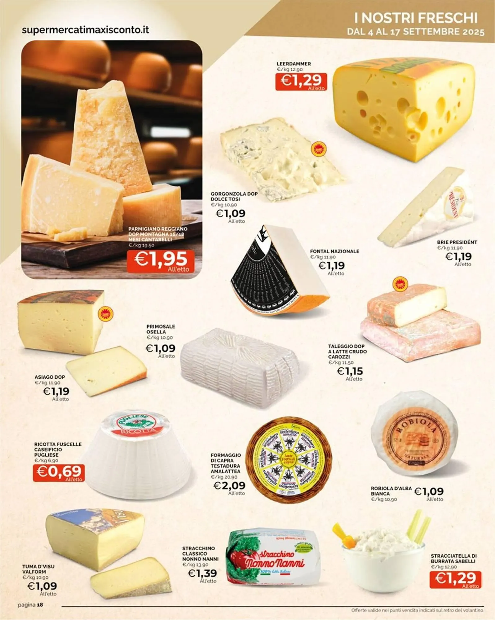 Volantino Maxisconto da 4 settembre a 17 settembre di 2025 - Pagina del volantino 18