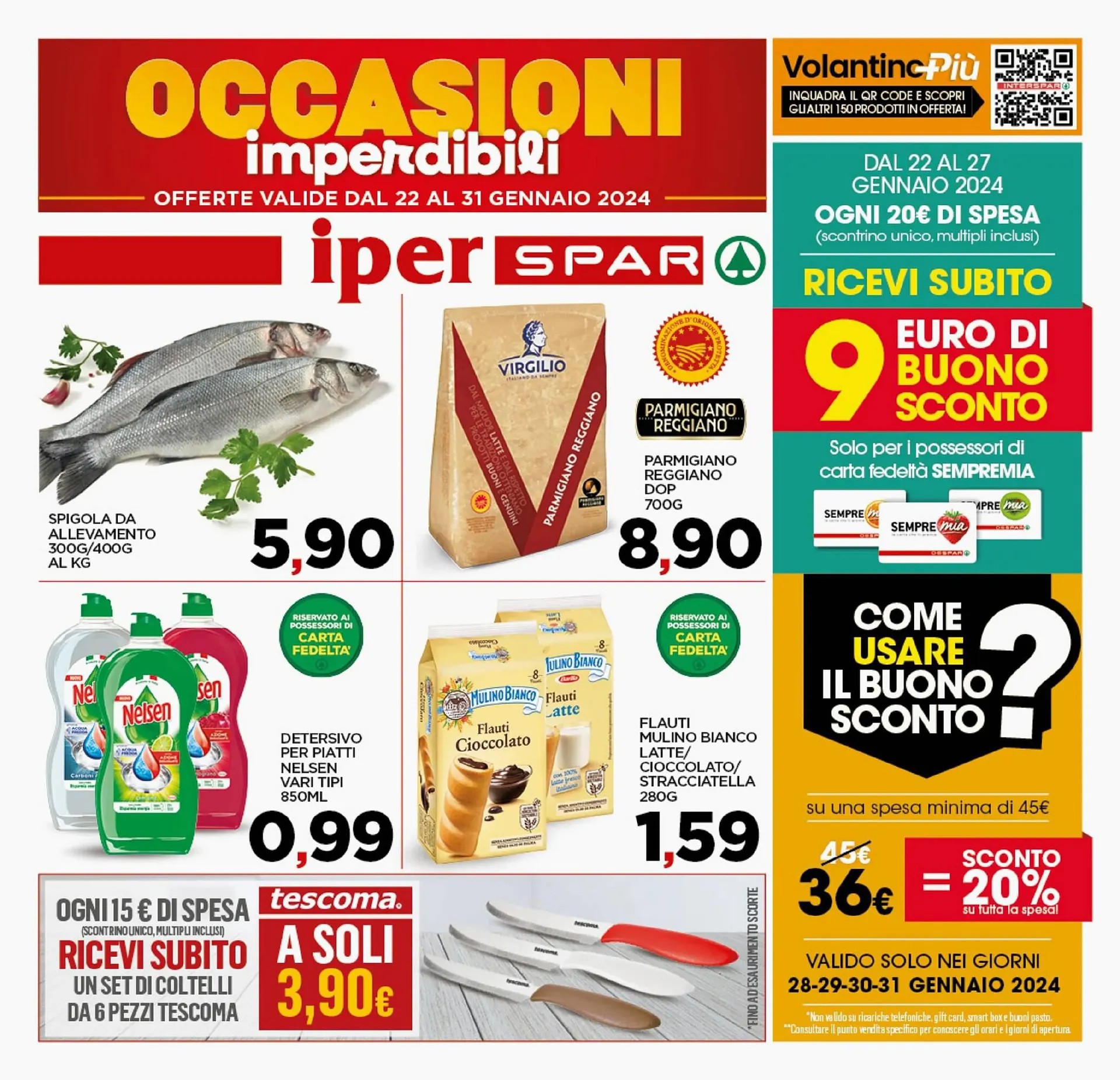 Volantino Iperspar da 22 gennaio a 31 gennaio di 2024 - Pagina del volantino 1