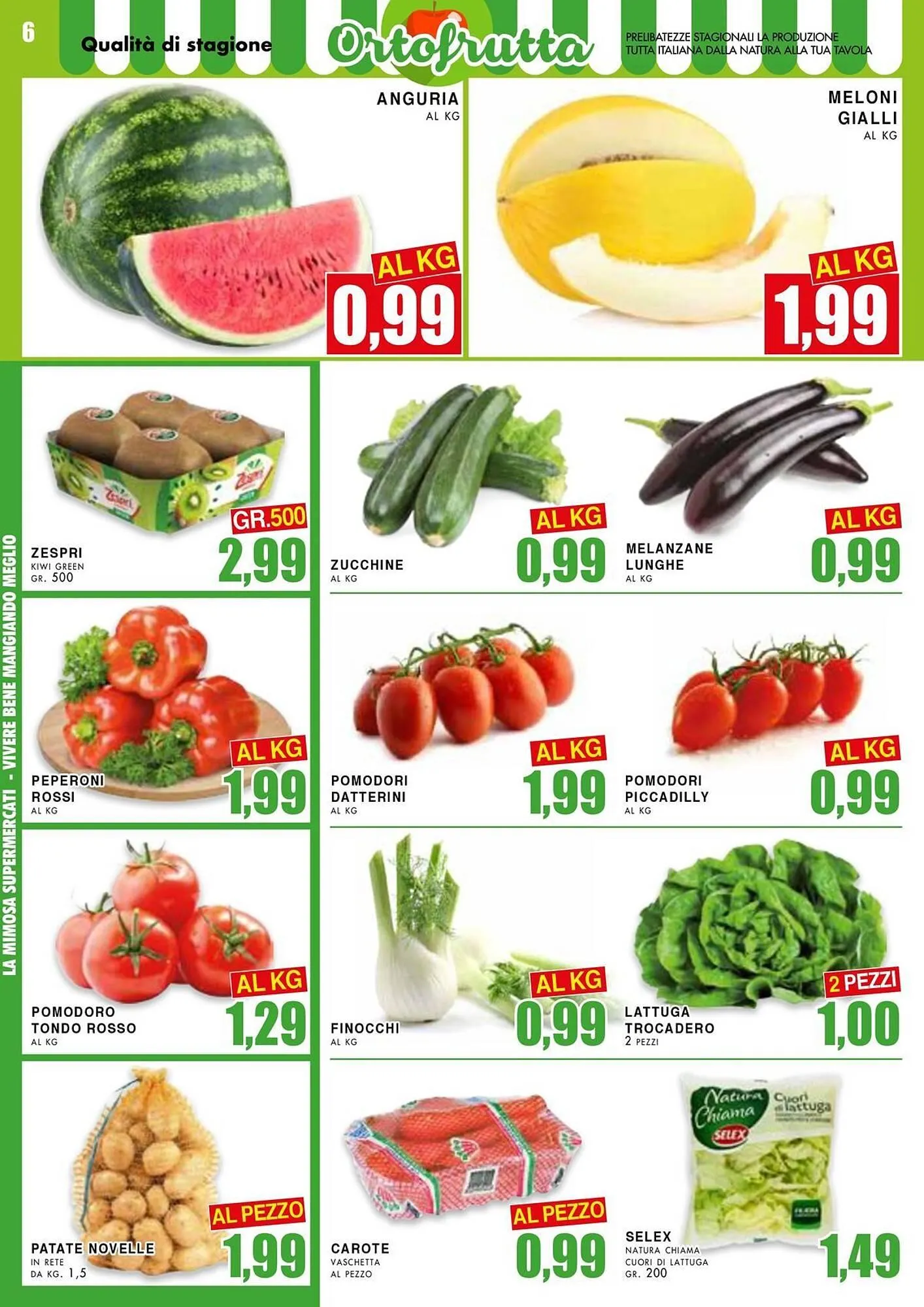 Volantino La Mimosa Supermercati da 3 giugno a 15 giugno di 2025 - Pagina del volantino 6