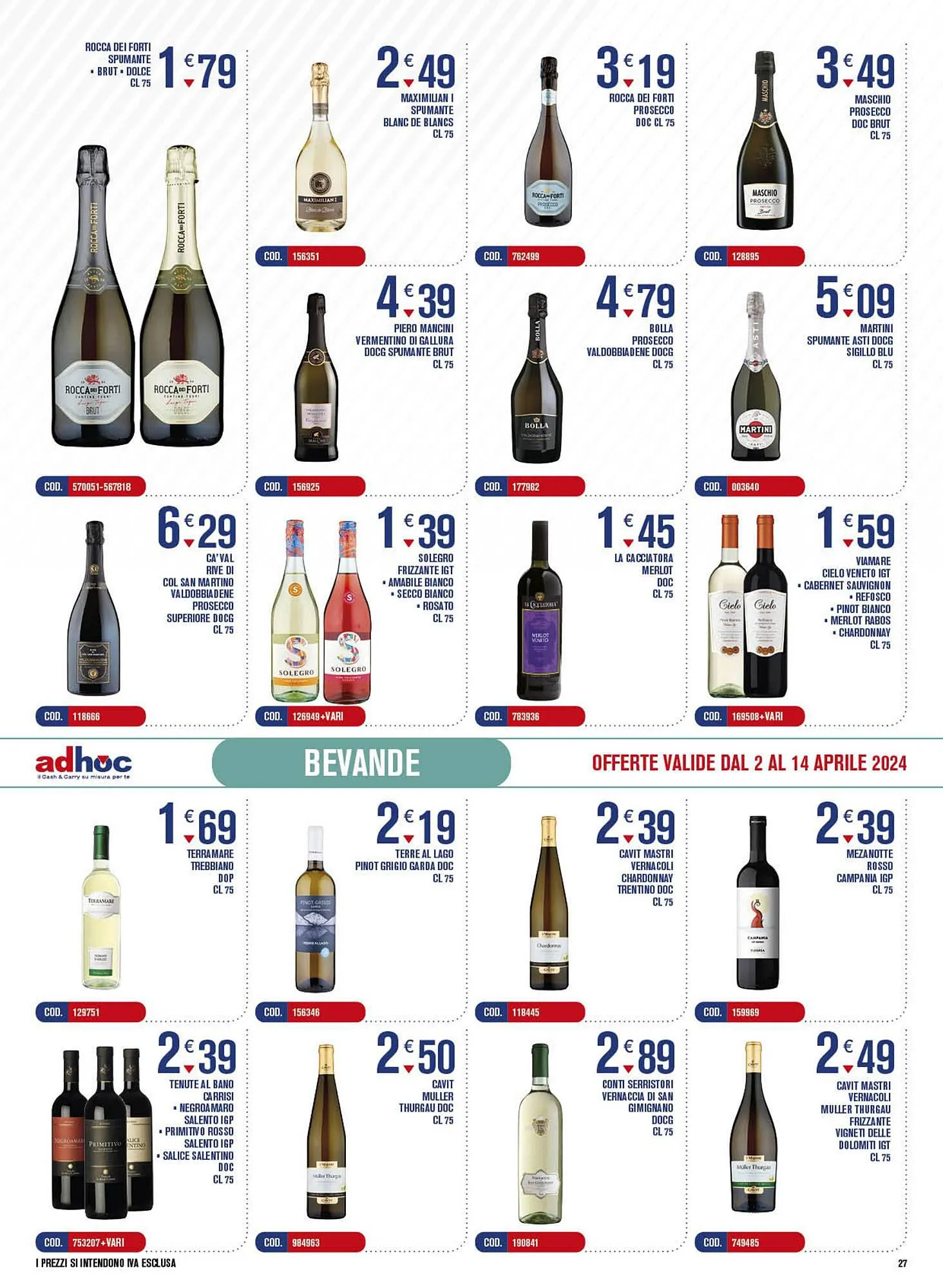 Volantino Adhoc da 2 aprile a 14 aprile di 2024 - Pagina del volantino 27